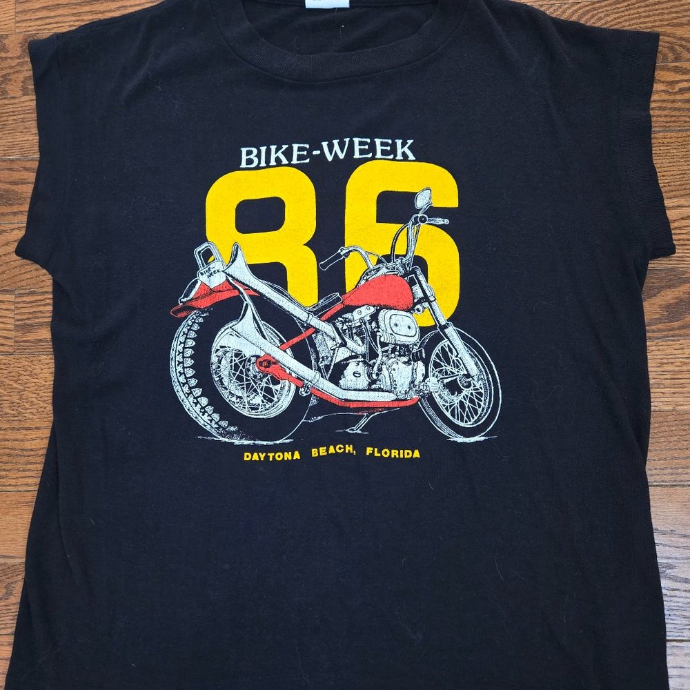 Vintage 1986 Daytona Bike Week T-shirt